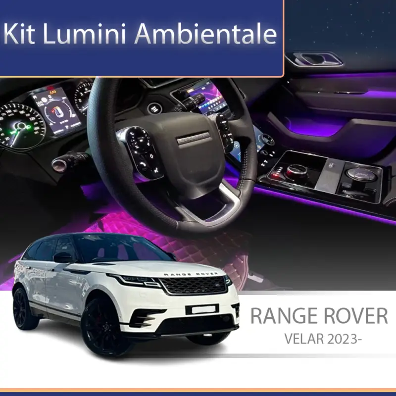 Ofertă Kit lumini ambientale pentru Range Rover Velar 2023, set complet cu control