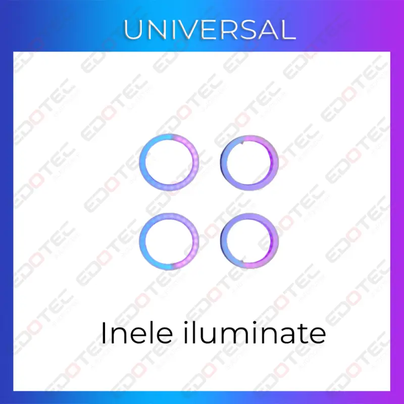 Lumini ambientale auto universale RGB, set complet cu control din telefon Transport gratuit