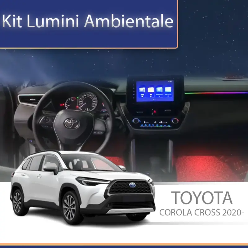 Plată securizată Kit lumini ambientale Toyota Corolla Cross 2020+ cu control din telefon