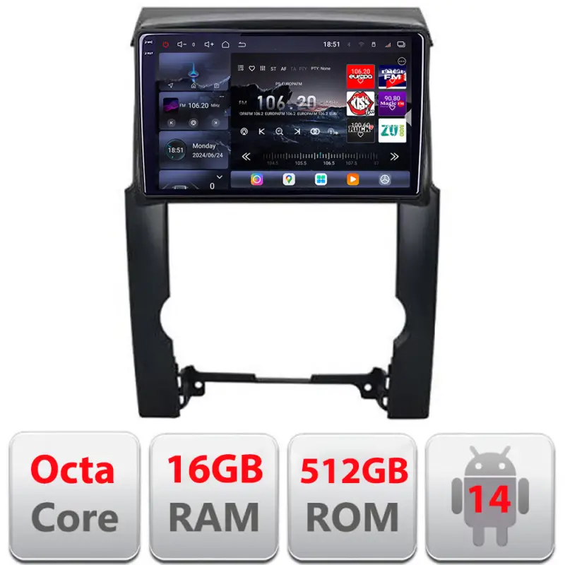 Plată sigură Navigație Kia Sorento 2009-2013 Edotec QLED 2K Android 16GB RAM 512GB