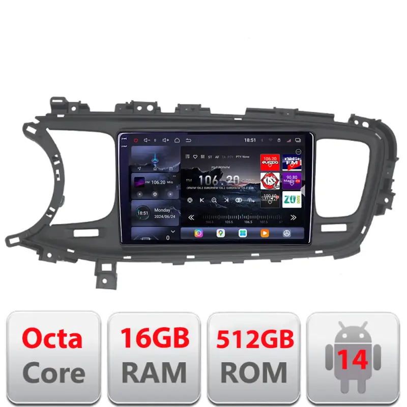 Navigație Android Mitsubishi ASX 2017-2021 facelift QLED 2K 16+512GB Noutate
