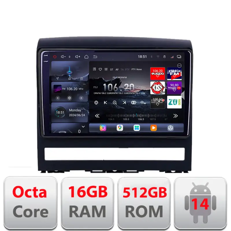 Navigație Android Fiat Albea 2009-2014 QLED 2K, 16GB RAM, 512GB Livrare rapidă