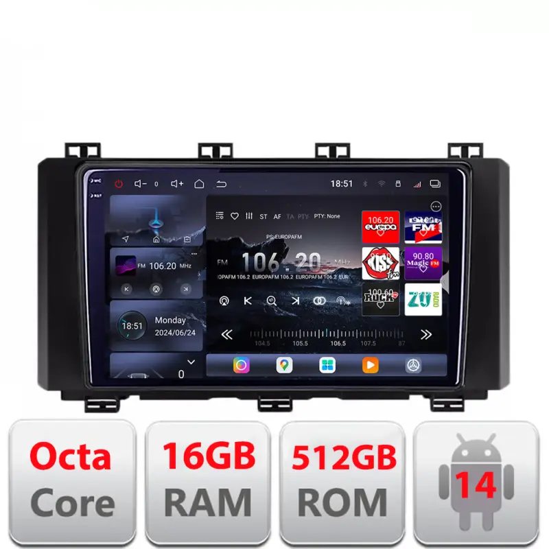 Expediere rapidă Navigatie Android Seat Ateca 2016-2021 QLED 2K GPS 16GB RAM 512GB