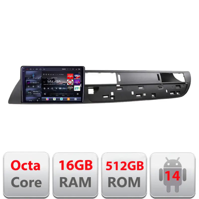 Cumpără online Navigatie Android Citroen C5 2008-2017 QLED 2K, 16GB RAM, 512GB
