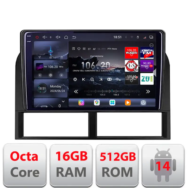 Navigatie Android Jeep Grand Cherokee 1999-2004 QLED 2K 16+512GB Ofertă