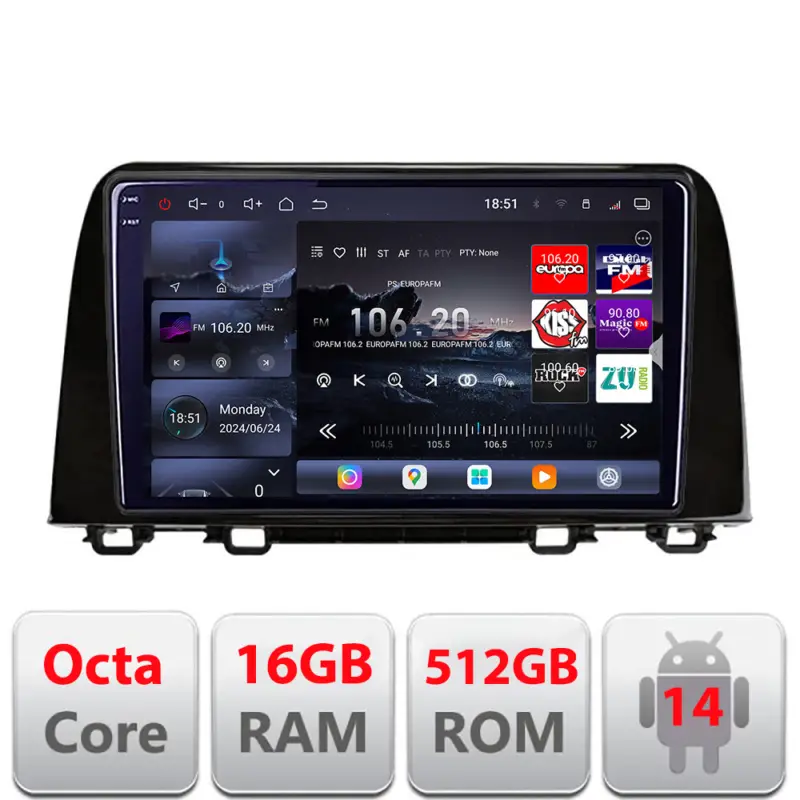 Reduceri Navigatie Android Honda CR-V 2016-2022 Edotec QLED 2K 16GB+512GB