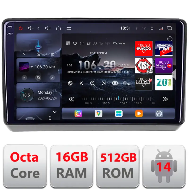 Navigație Android Dodge Challenger 2015-2021 QLED 2K, 16GB RAM, 512GB Reducere