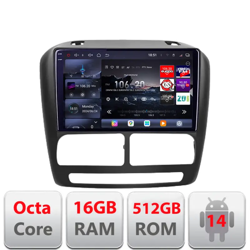 Cumpără online Navigatie Android Fiat Doblo si Opel Combo 2010-2017 QLED 2K 16+512GB
