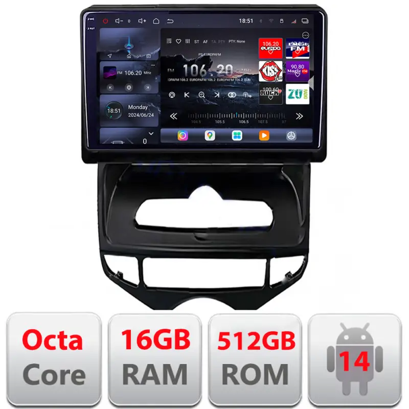 Vezi acum Navigație Hyundai IX20 2010-2019 Android QLED 2K, 16GB RAM, 512GB