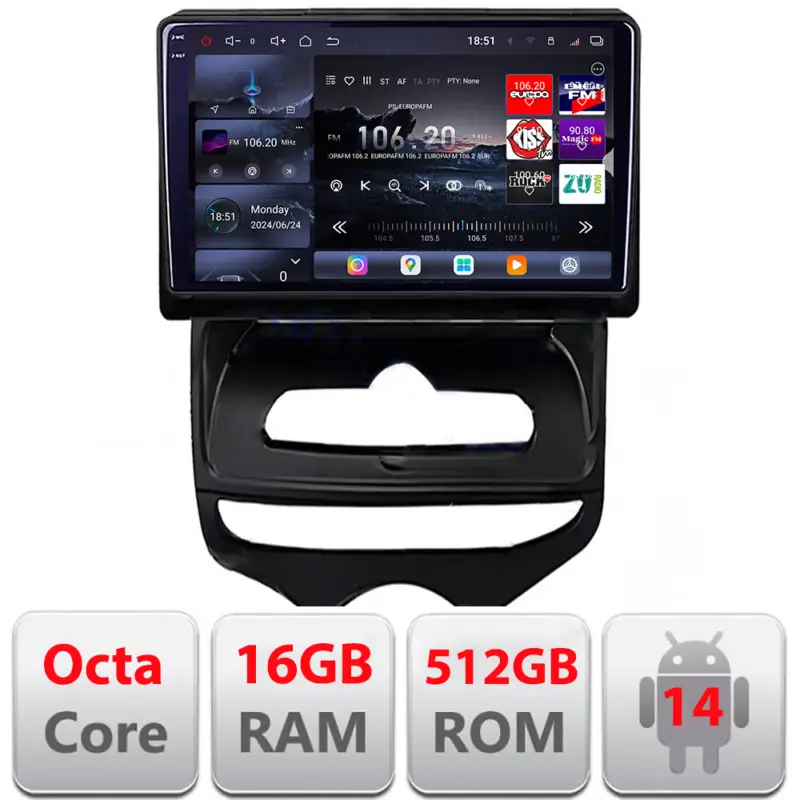 Calitate înaltă Navigație Hyundai IX20 2010-2019 Android GPS QLED 2K 16GB+512GB