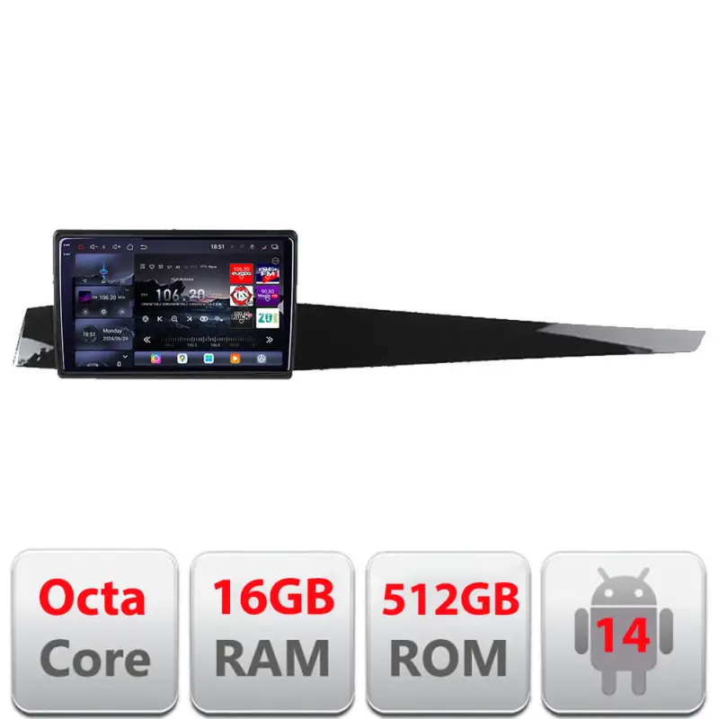 Navigatie Android Renault Laguna 3 2007-2015 QLED 2K, 16GB RAM, 512GB Promoție