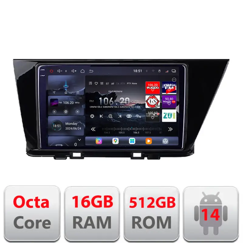 Navigație Android Kia Niro 2017+ QLED 2K, 16GB RAM, 512GB, 360 Ofertă specială