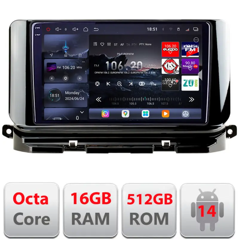 Popular Navigație Android Skoda Octavia 4 2020-2024 QLED 2K, 16+512GB