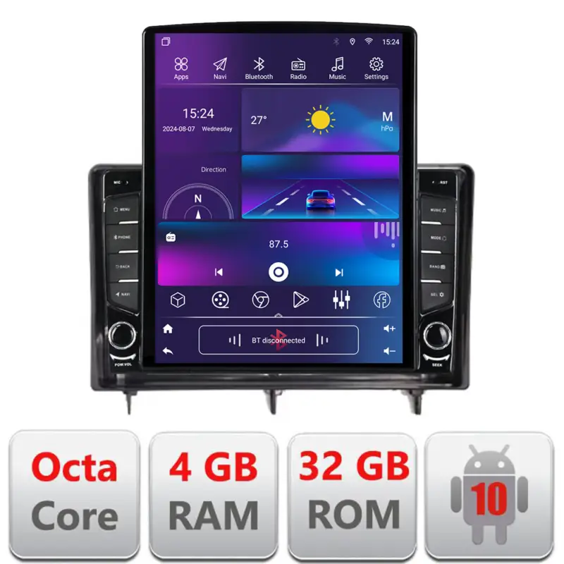 Navigatie dedicata Honda Civic 2022+ Android 9.7 inch, 4GB RAM, 32GB, DSP Chilipir