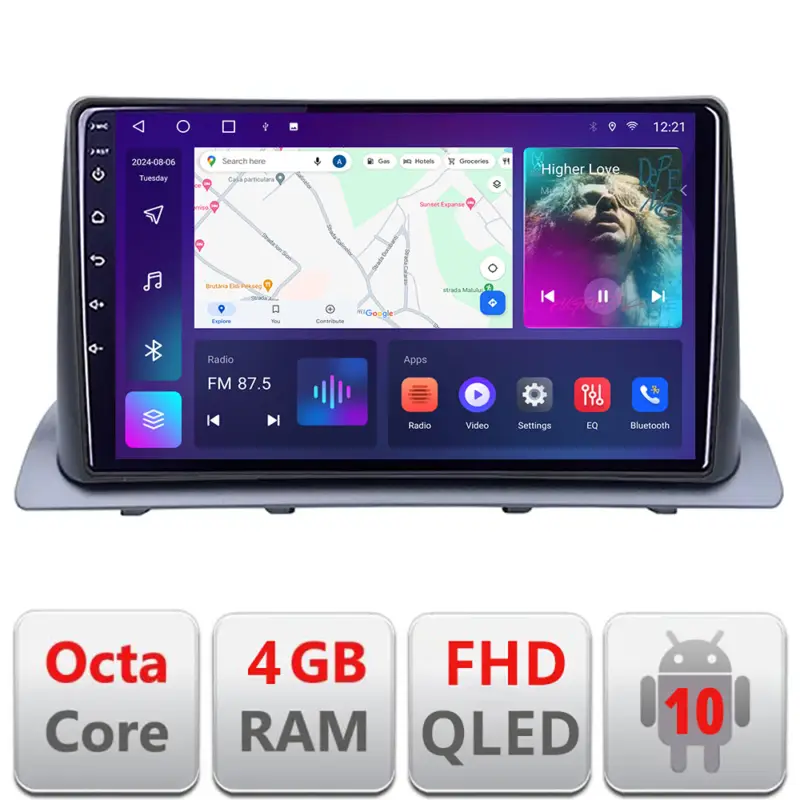 Retur gratuit Navigație dedicată Honda CR-V 2023+ Android QLED 4GB+64GB 4G CarPlay