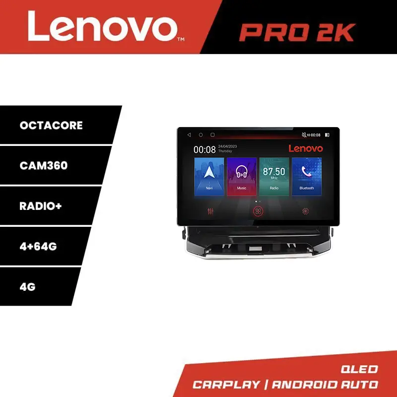 Navigație Jeep Compass 2021+ Lenovo QLED 13 inch 2K Octa Core 4+64 Preț promoțional