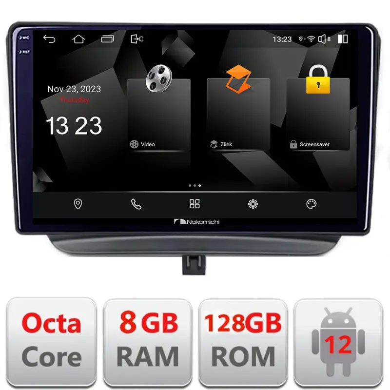 Bestseller Navigatie Ford Transit Courier si Tourneo Courier 2014-2021 Nakamichi 8+128