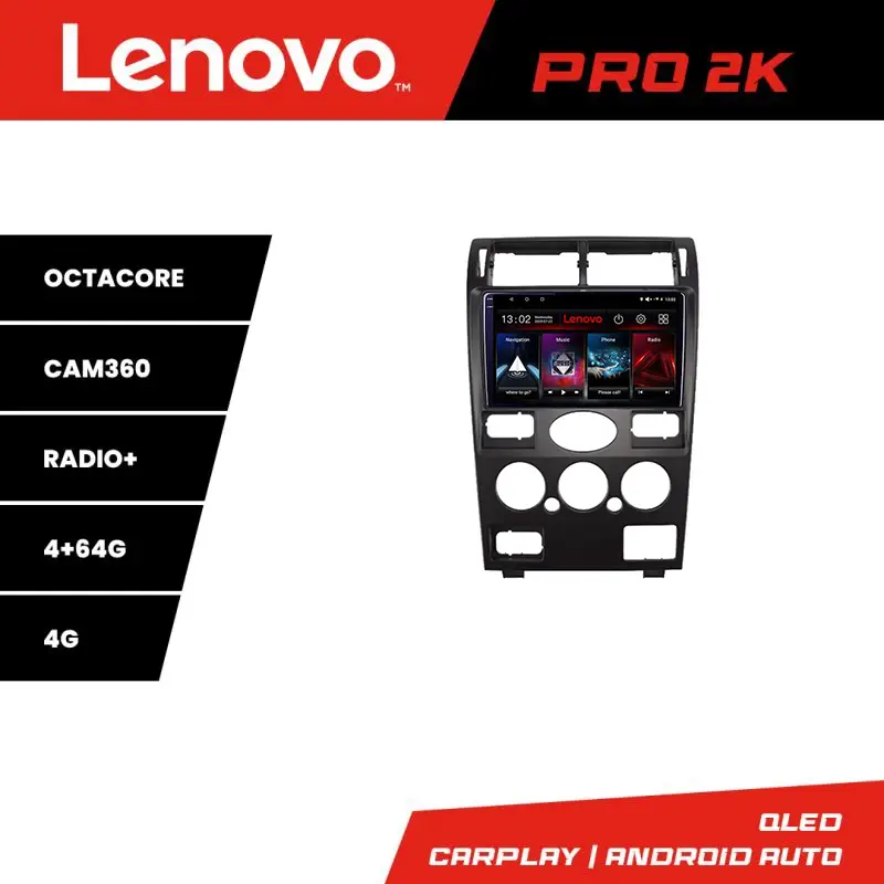 Discount Navigație Lenovo QLED 2K 4+64GB pentru Ford Mondeo 2004-2007 cu CarPlay