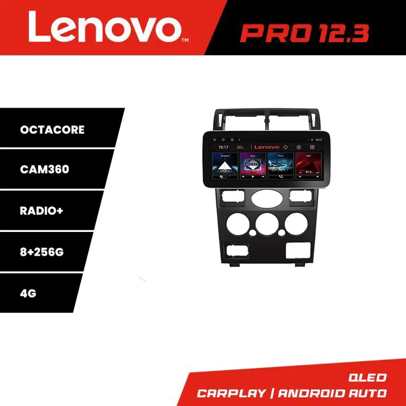 Reducere Navigație Ford Mondeo 2004-2007 Lenovo QLED 12.3 inch, 8GB RAM, 256GB