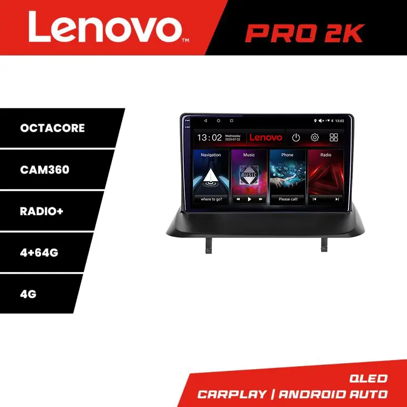Navigație Peugeot 3008 și 5008 Lenovo 2K QLED Octa Core 4+64GB cu DSP Lichidare de stoc