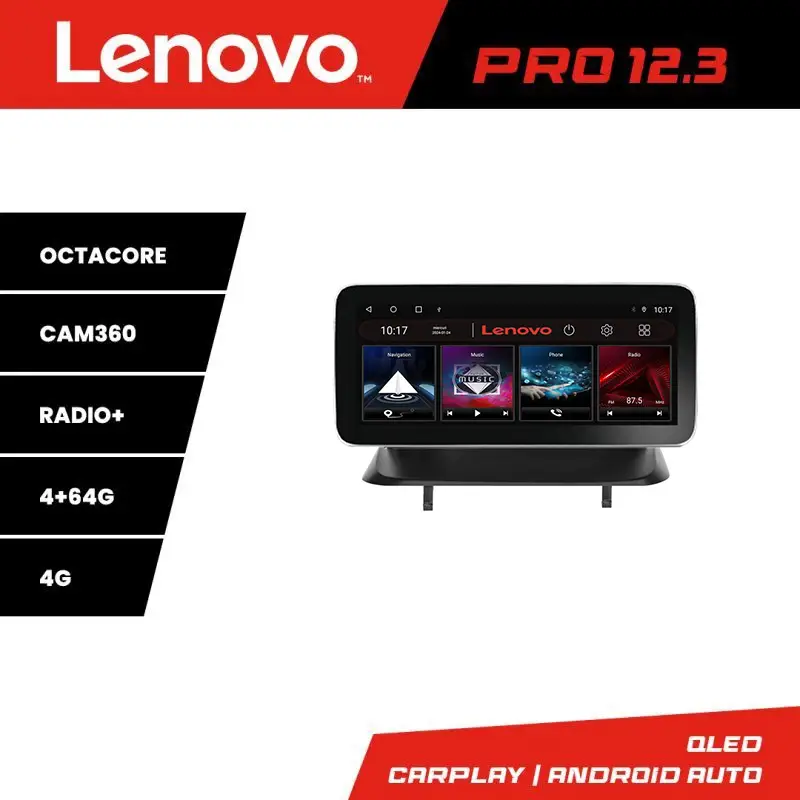 Navigatie Peugeot 3008 si 5008 Lenovo QLED 12.3 inch, Octa Core 4GB+64GB Plată securizată