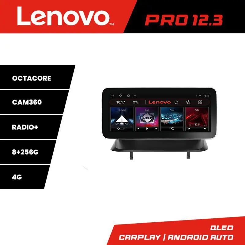 Super ofertă Navigație Peugeot 3008 și 5008 Lenovo QLED 12.3 inch, Octa Core, 8+256GB