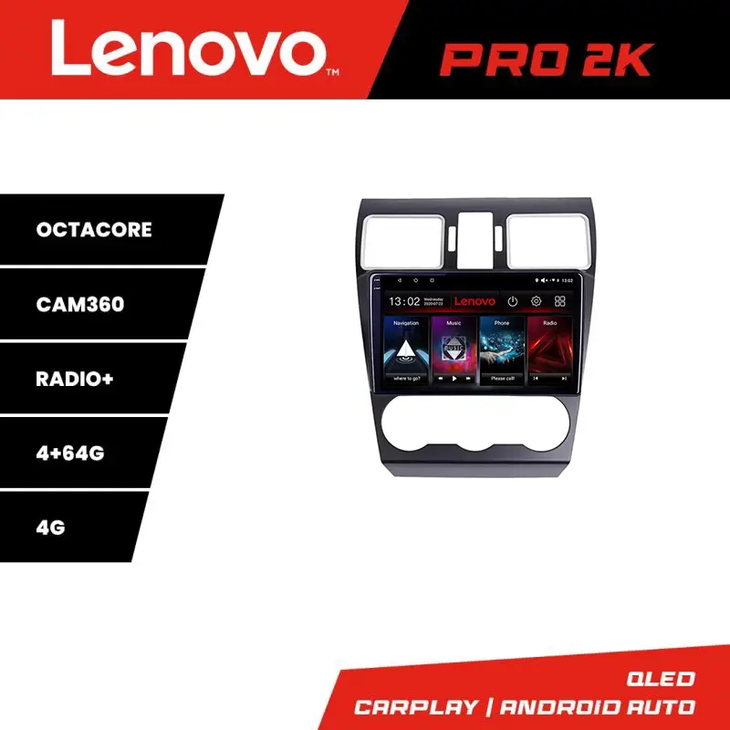 Preț mic Navigație Subaru Forester XV Lenovo QLED 2K Octa Core 4+64GB DSP 360