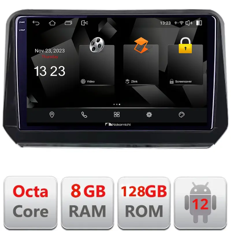 Ofertă de sezon Navigatie dedicata Mitsubishi Outlander 2021+ Nakamichi 8GB RAM 128GB