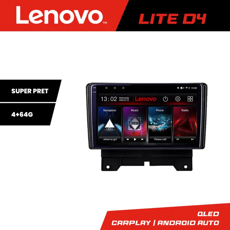 Reducere Navigație Android Range Rover Sport 2010-2013 Lenovo QLED 4GB+64GB