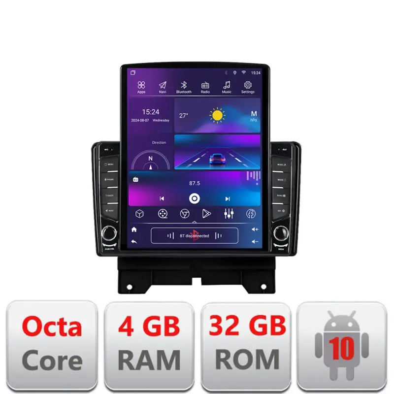 Retur gratuit Navigatie Android Range Rover Sport 2010-2013, ecran vertical 9.7 inch, 4GB+32GB