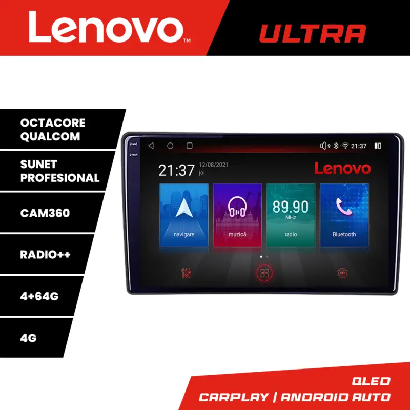 Cel mai vândut Navigație Alfa Romeo Giulietta 2014-2020 QLED 4G 4+64GB CarPlay