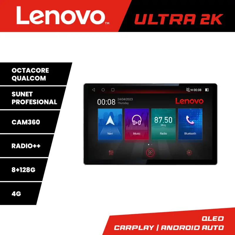 Ofertă de sezon Navigație Alfa Romeo Giulietta 2014-2020 QLED 2K Octa Core 8+128 4G