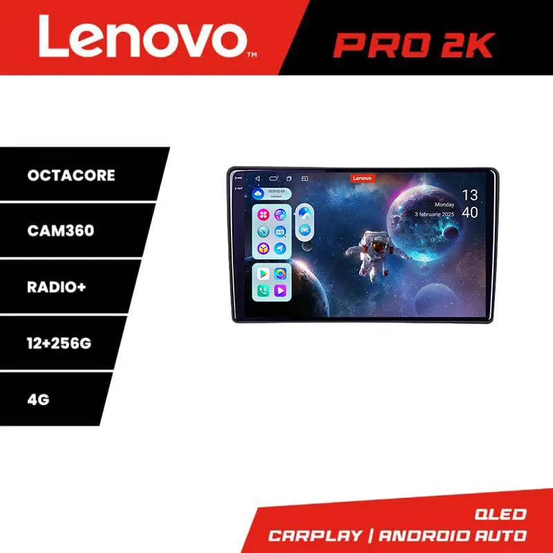 Navigație Citroen Berlingo și Opel Combo 2021+ Lenovo 2K QLED 12+256 Ofertă specială