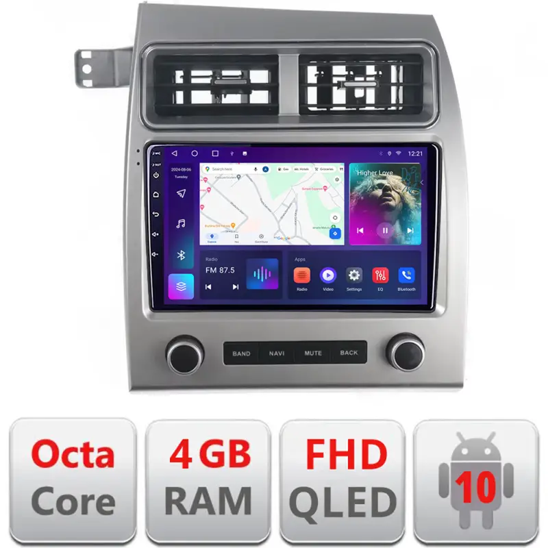 Navigatie Audi Q7 2005-2015 dedicata Android 4+64GB 4G QLED CarPlay Preț mic