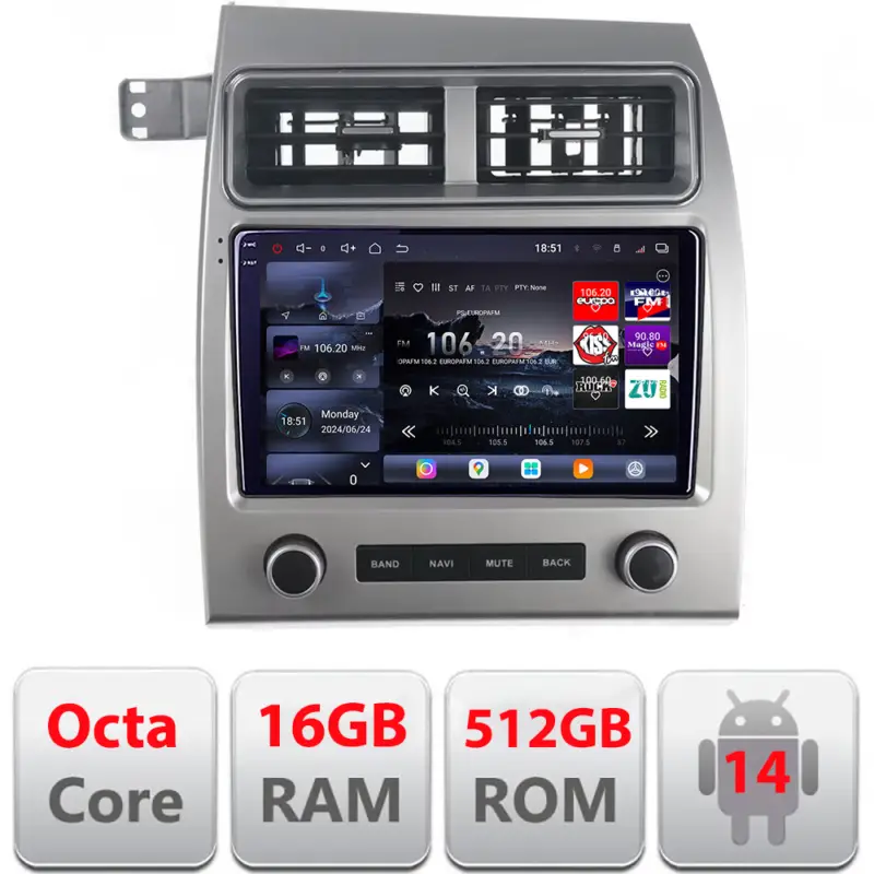 Navigatie Audi Q7 2005-2015 QLED 2K Octa Core 16GB RAM 512GB CarPlay Ieftin