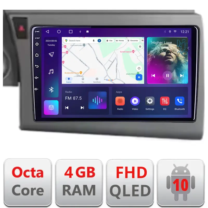 Navigatie dedicata Audi A6 C6 2004-2010 Android QLED 4GB+64GB 4G DSP Discount