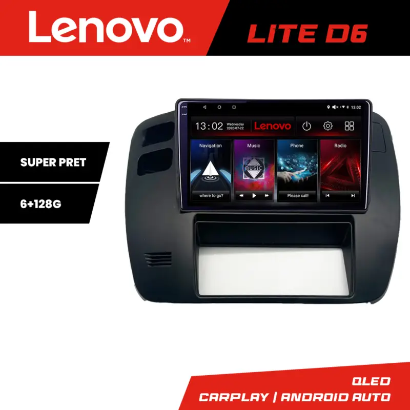 Cumpărături sigure Navigatie Nissan Patrol 2000-2005 Lenovo QLED 6+128GB DSP WiFi