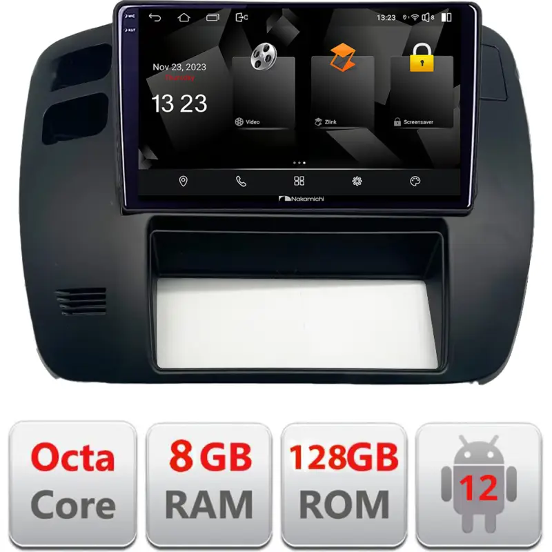 Navigatie Nissan Patrol 2000-2005 Nakamichi 8+128 GB CarPlay Android Auto Bestseller