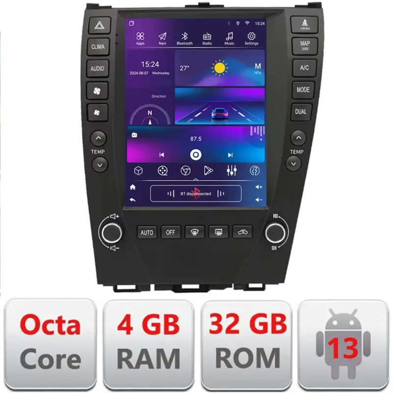 Navigație Lexus ES 2009-2012 Tesla QLED 9.7 inch, 4GB RAM, 32GB, 4G Preț redus