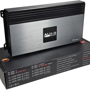 Ofertă exclusivă Amplificator auto Audio System R-125.4 cu 4 canale, clasa A/B, 2-4 Ohmi