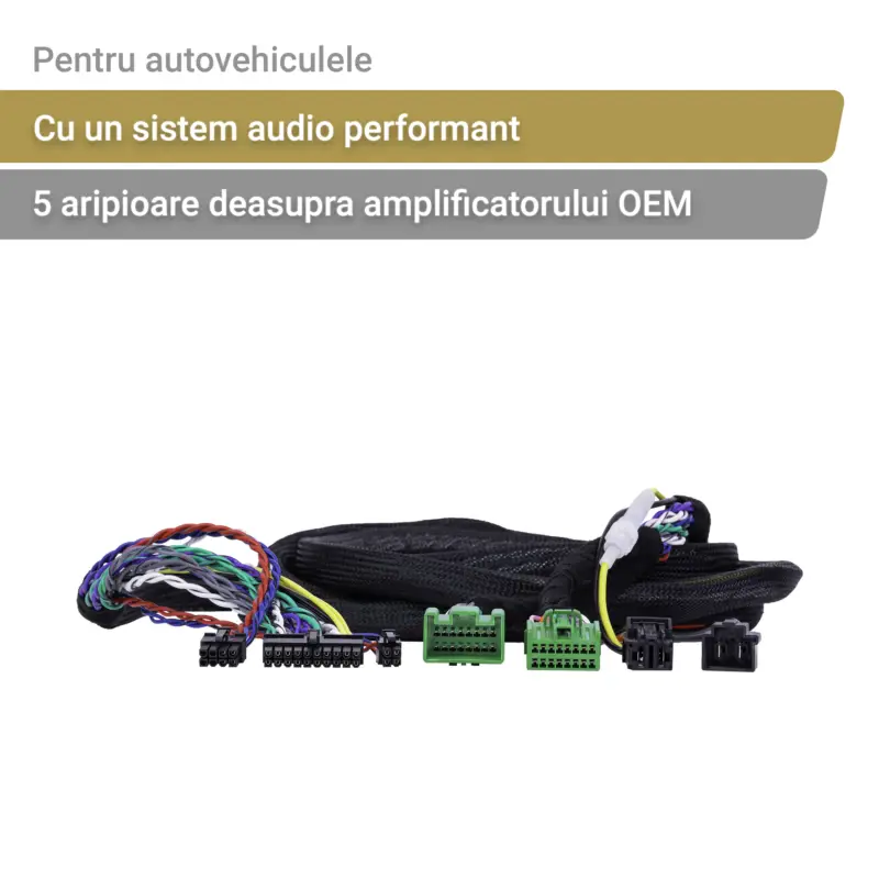 Ofertă specială Cablu adaptor Phoenix Gold ZDC-VOL1 330 cm pentru Volvo cu 5 flanșe AMP