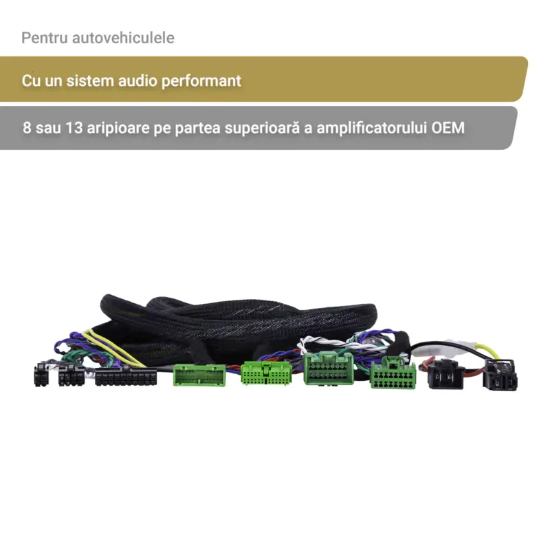 Cablu adaptor Phoenix Gold ZDC-VOL2 330 cm pentru Volvo cu AMP 8 sau 13 flanșe Calitate înaltă