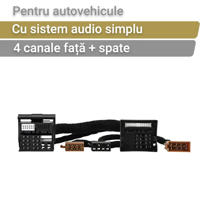 Promoție Cablu audio auto Phoenix Gold ZDT-QL1 Quadlock pentru BMW, Mercedes, Skoda și VW
