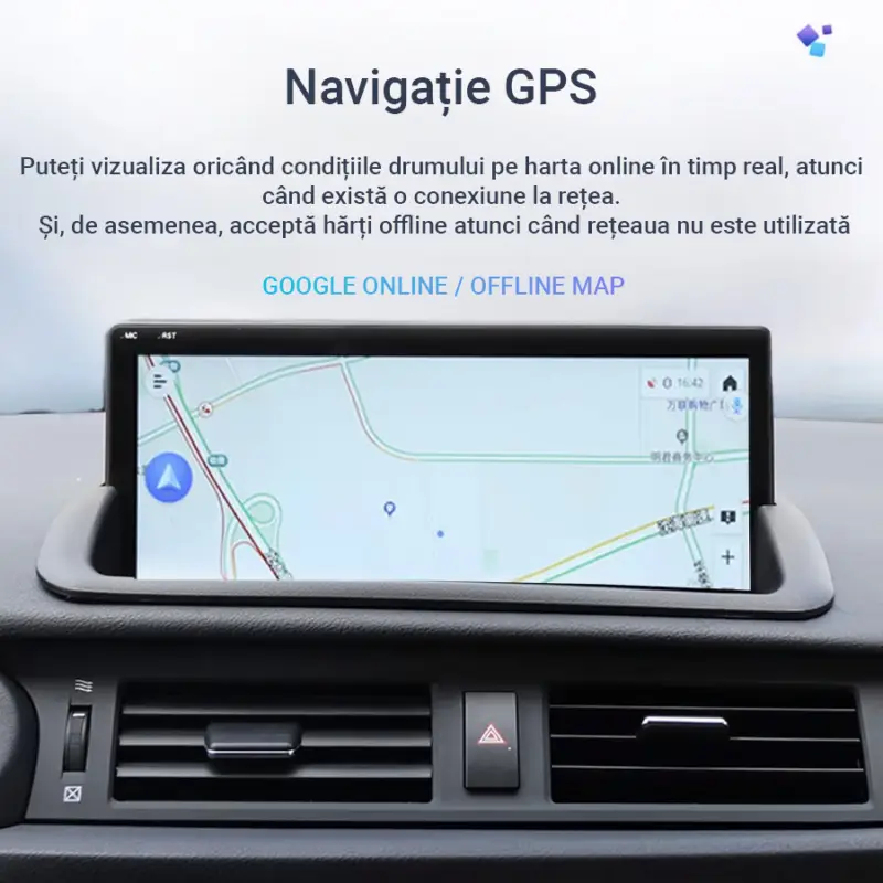 Navigație Android Lexus CT 2011-2019, ecran 10.25 inch, 8GB RAM, 128GB Retur ușor