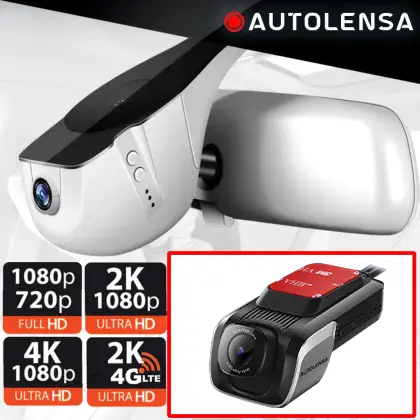 Retur gratuit Cameră DVR auto universală 1080p WiFi Autolensa, monitorizare 24/7