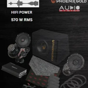 Premium Pachet HiFi Power auto cu difuzoare MX EVO, amplificator DSP si subwoofer activ
