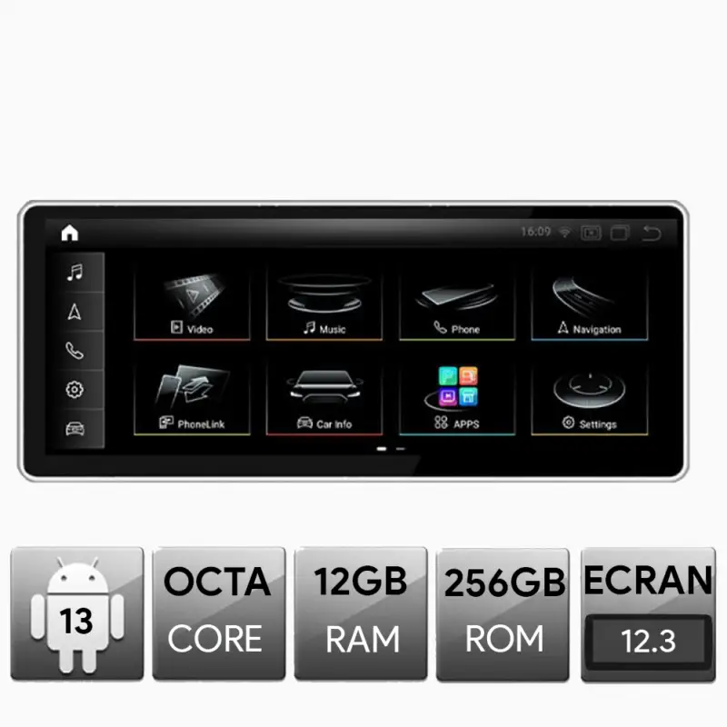 Cumpărături sigure Navigatie Android Audi A6 C6 MMI 2G 2005-2008, 12.3 inch QLED, 12GB + 256GB