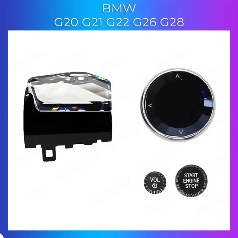 Lumini ambientale BMW cu cristal iluminat pentru schimbător, control app Transport gratuit