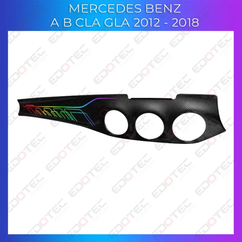 Lumini ambientale trim bord Mercedes-Benz W176, control telefon sau sistem original Retur ușor