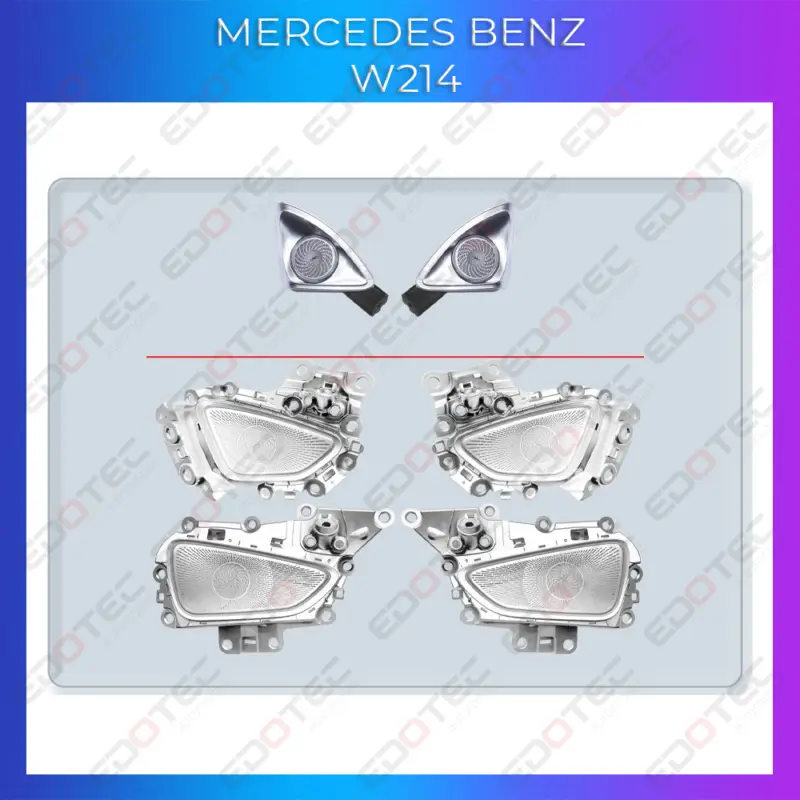 Premium Lumini ambientale Mercedes-Benz W214 pentru difuzoare, control din telefon